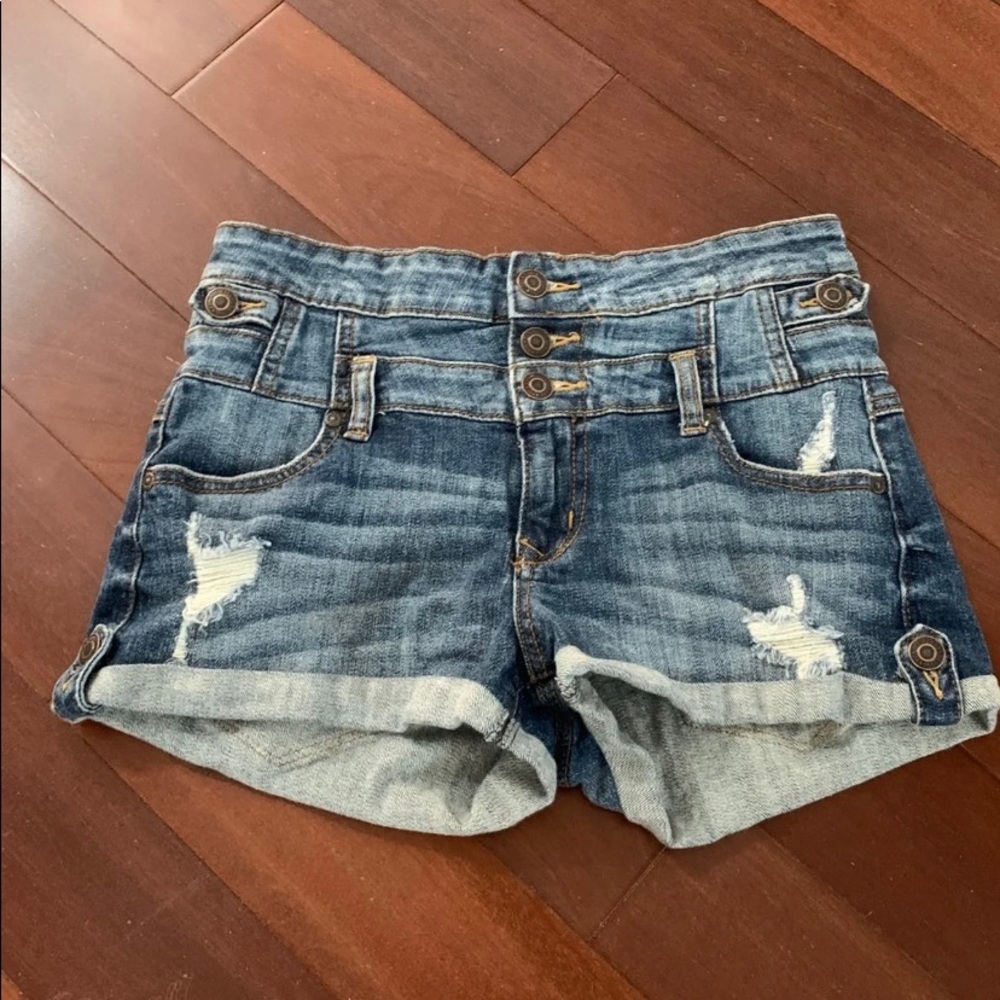 High waisted shorts